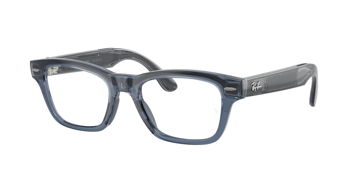 Ray-Ban Meta Audio Burbank Optics — Blau transparent