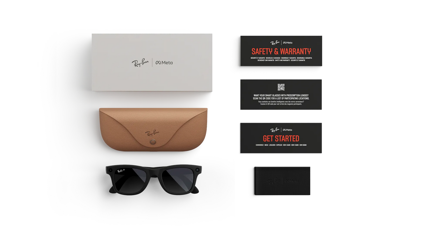 Ray-Ban | META (Gen 2) AI Glasses | WAYFARER RW4013 601ST350 Matte Black