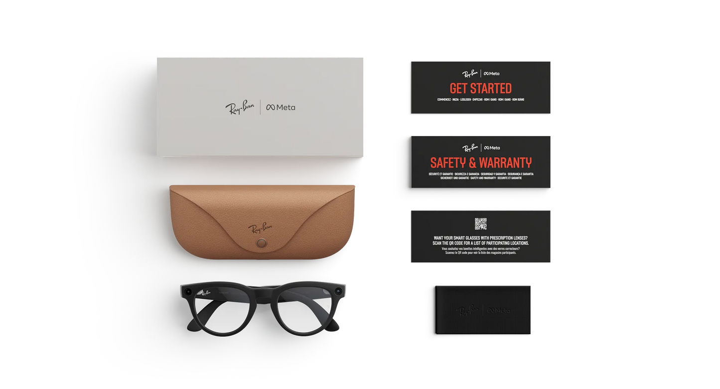 Ray-Ban | META (Gen 2) AI Glasses | HEADLINER RW4013 601SSB50 Matte Black