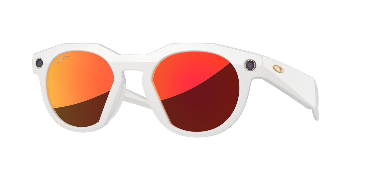 Oakley Meta HSTN — Warmes Grau · Prizm Ruby