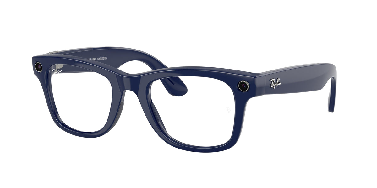 Ray-Ban Meta Wayfarer (Gen 2) — Cosmic Blue · Transitions® Klar zu Saphir