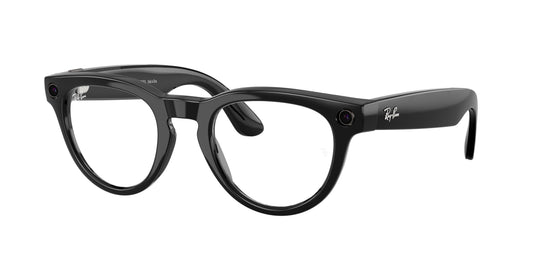 Ray-Ban Meta Headliner (Gen 2) — Schwarz glänzend · Transitions® Graphit Grün