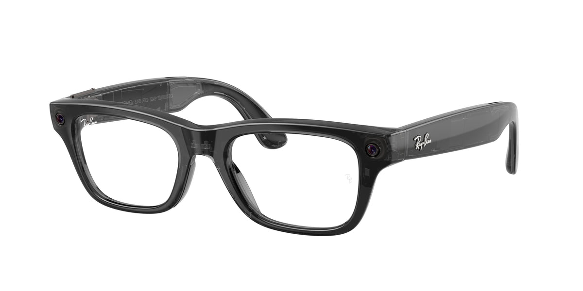 Ray-Ban Meta Blayzer Optics (Gen 2) — Transparent Schwarz