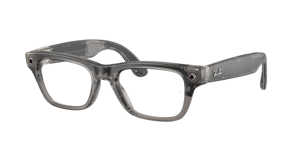 Ray-Ban Meta Blayzer Optics (Gen 2) — Transparentes Eisgrau
