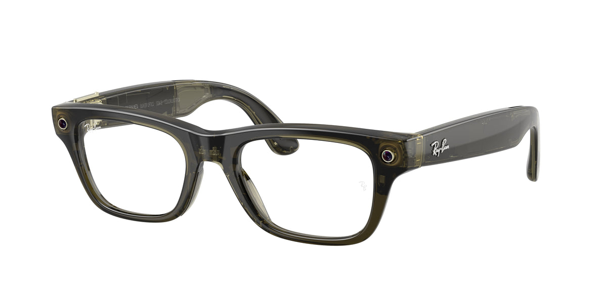 Ray-Ban Meta Blayzer Optics (Gen 2) — Transparentes Dunkeloliv