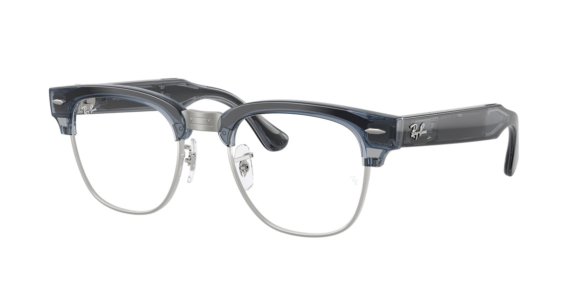 Ray-Ban Meta Audio Clubmaster Optics — Sky Blue transparent