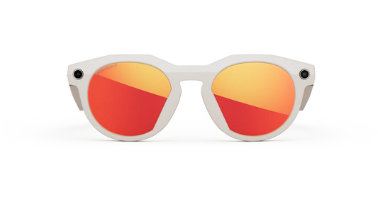 Oakley | META (Gen 2) AI Glasses | Oakley Meta HSTN – Warm Grey / Prizm™ Ruby