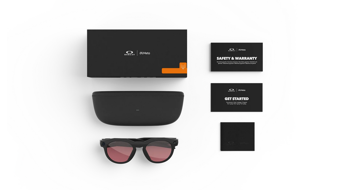 Oakley | META (Gen 2) AI Glasses | Oakley Meta HSTN – Black / Prizm™ Dark Golf