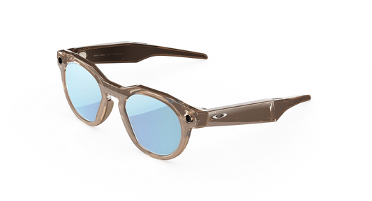 Oakley | META (Gen 2) AI Glasses | Oakley Meta HSTN – Brown Smoke / Prizm™ Deep Water Polarized