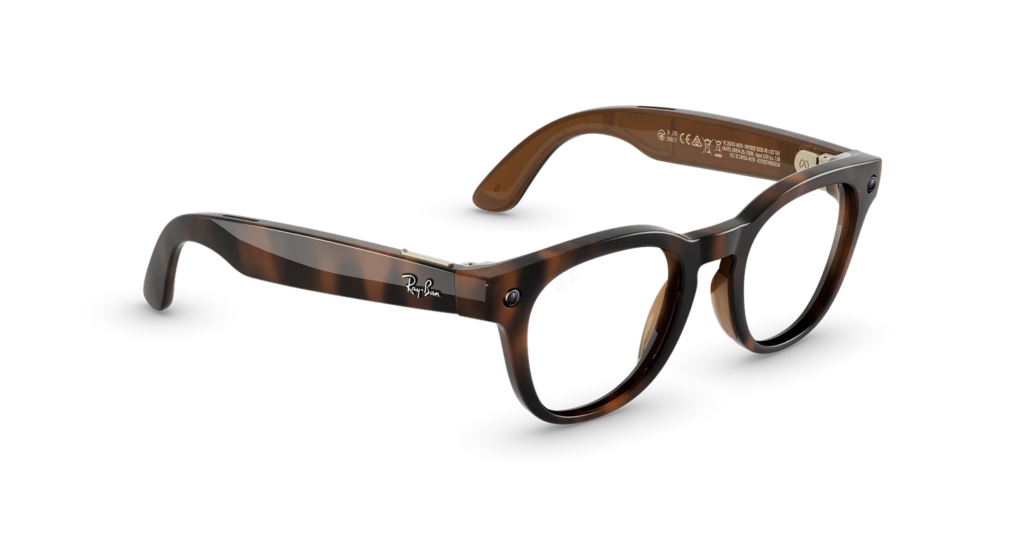 Ray-Ban | META (GEN2) SCRIBER OPTICS Havanna AI Glasses