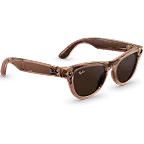 Ray-Ban | META (Gen 2) AI Glasses | Ray-Ban Meta SKYLER RW4014 - 6778M4 Pfirsich glänzend transparent