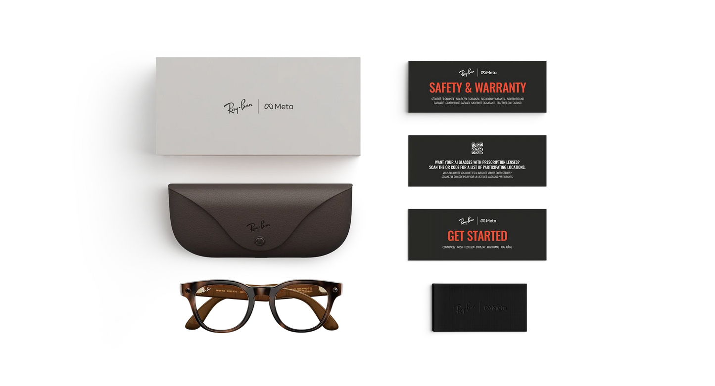 Ray-Ban | META (GEN2) SCRIBER OPTICS Havanna AI Glasses