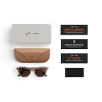 Ray-Ban | META (Gen 2) AI Glasses | Ray-Ban Meta SKYLER RW4014 - 6778M4 Pfirsich glänzend transparent
