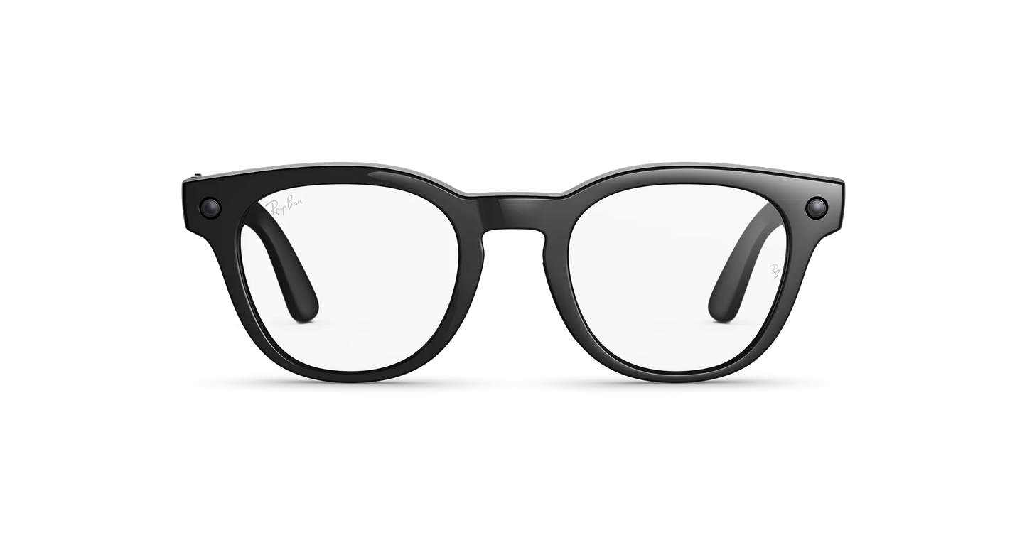 Ray-Ban | META (Gen2) SCRIBER OPTICS Standard Shiny Black AI Glasses