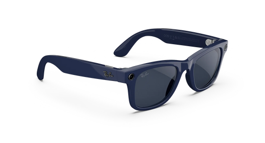 Ray-Ban | META (Gen 2) AI Glasses | WAYFARER RW4012 6628MF50 SHINY COSMIC BLUE
