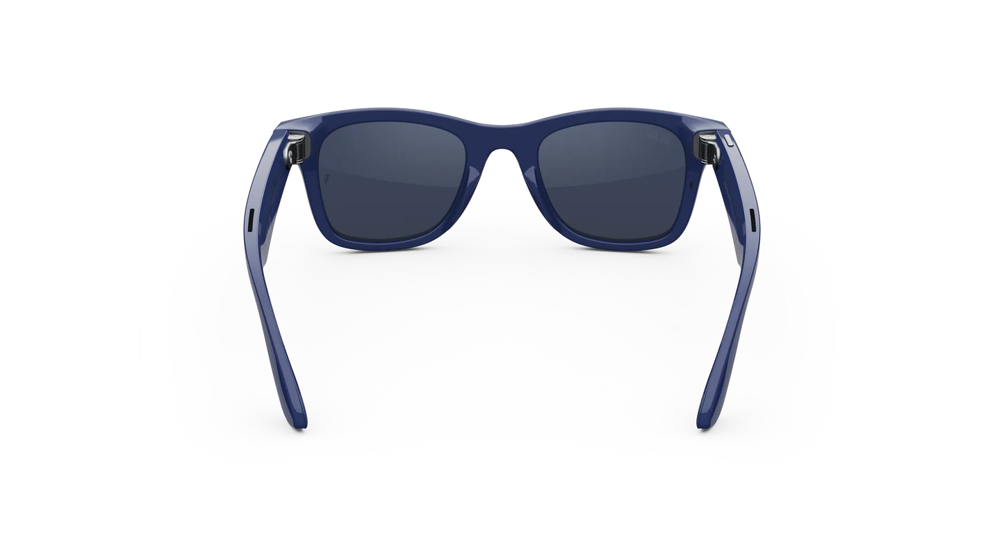 Ray-Ban | META (Gen 2) AI Glasses | WAYFARER RW4012 6628MF53 SHINY COSMIC BLUE