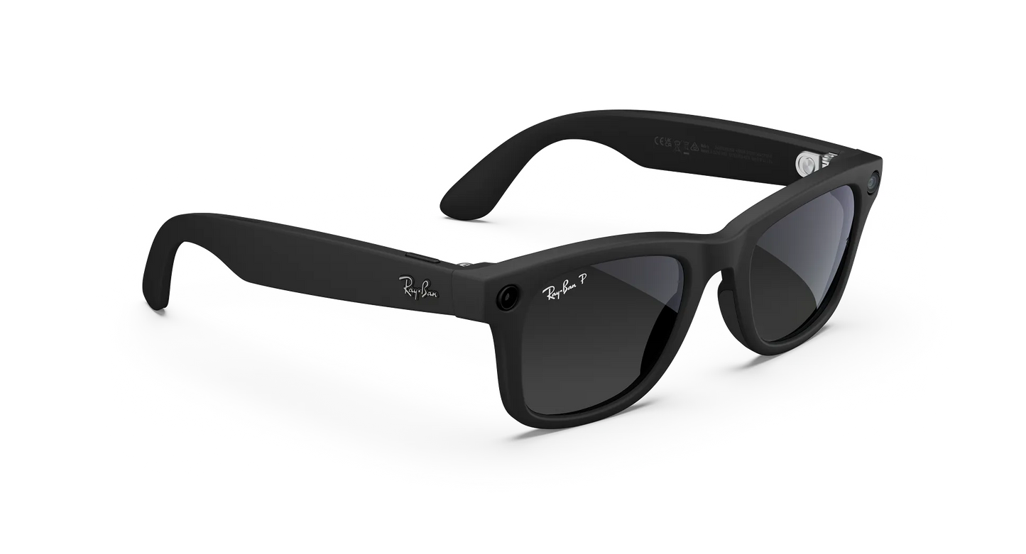Ray-Ban | META (Gen 2) AI Glasses | WAYFARER RW4013 601ST350 Matte Black