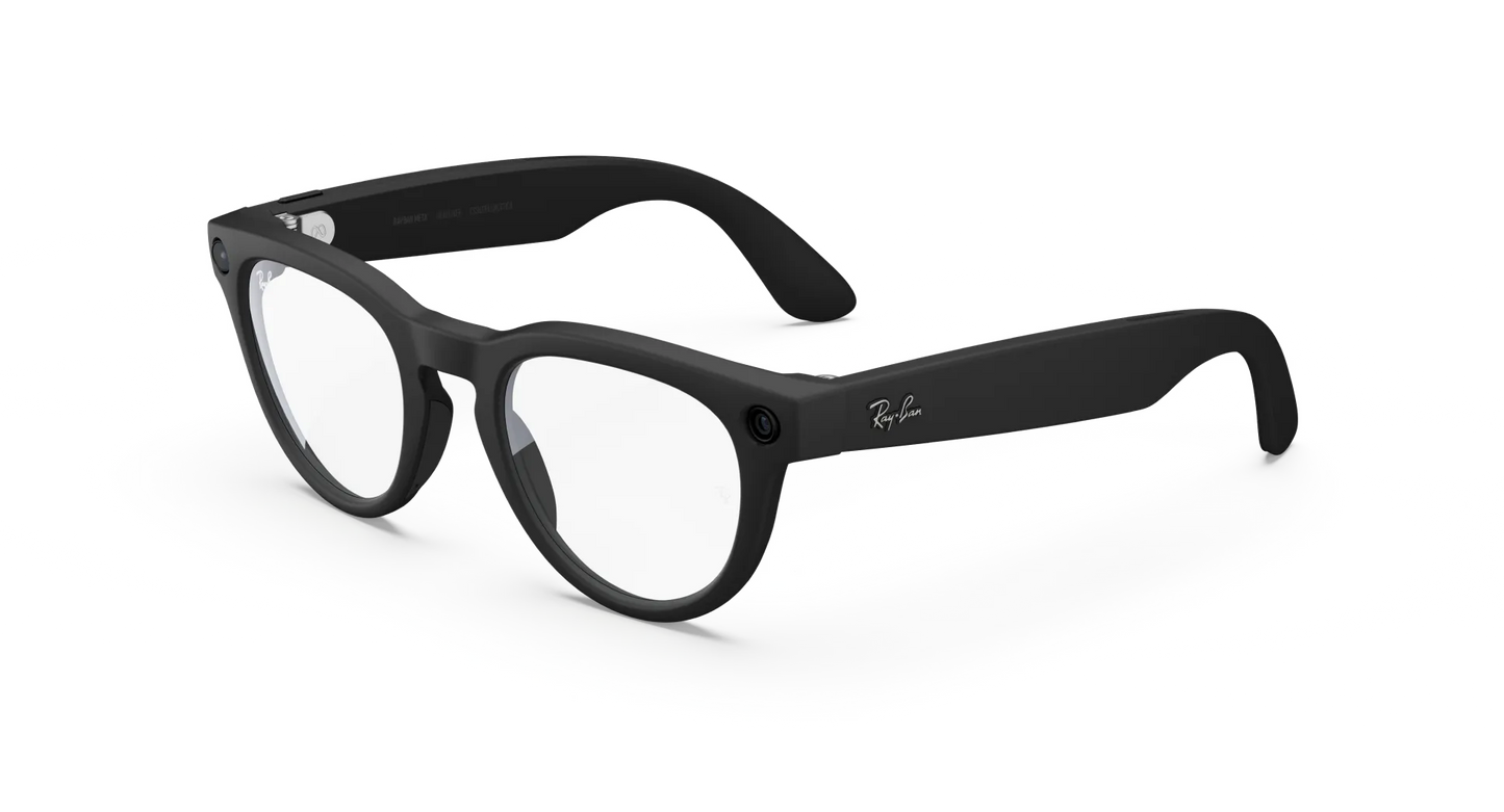 Ray-Ban | META (Gen 2) AI Glasses | HEADLINER RW4013 601SSB50 Matte Black