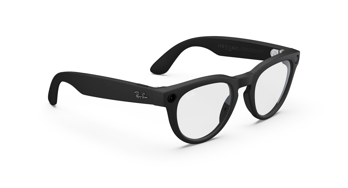 Ray-Ban | META (Gen 2) AI Glasses | HEADLINER RW4013 601SSB50 Matte Black