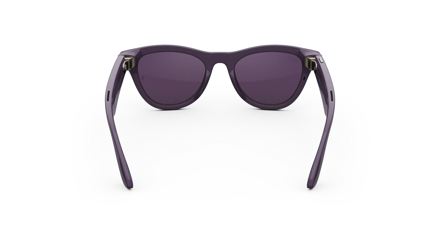 Ray-Ban | META (Gen 2) AI Glasses | Ray-Ban Meta SKYLER RW4014 – Mystisch Violett glänzend
