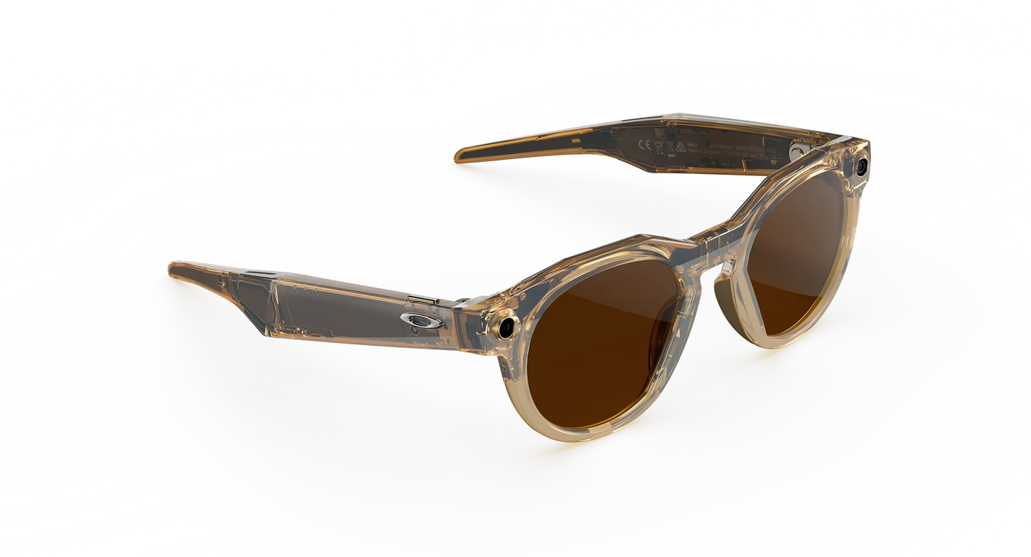Oakley | META (Gen 2) AI Glasses | Oakley Meta HSTN – Light Curry / Transitions® Brown