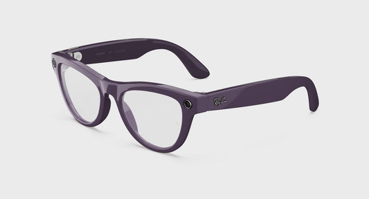 Ray-Ban | META (Gen 2) AI Glasses | Ray-Ban Meta SKYLER RW4014 – Mystisch Violett glänzend
