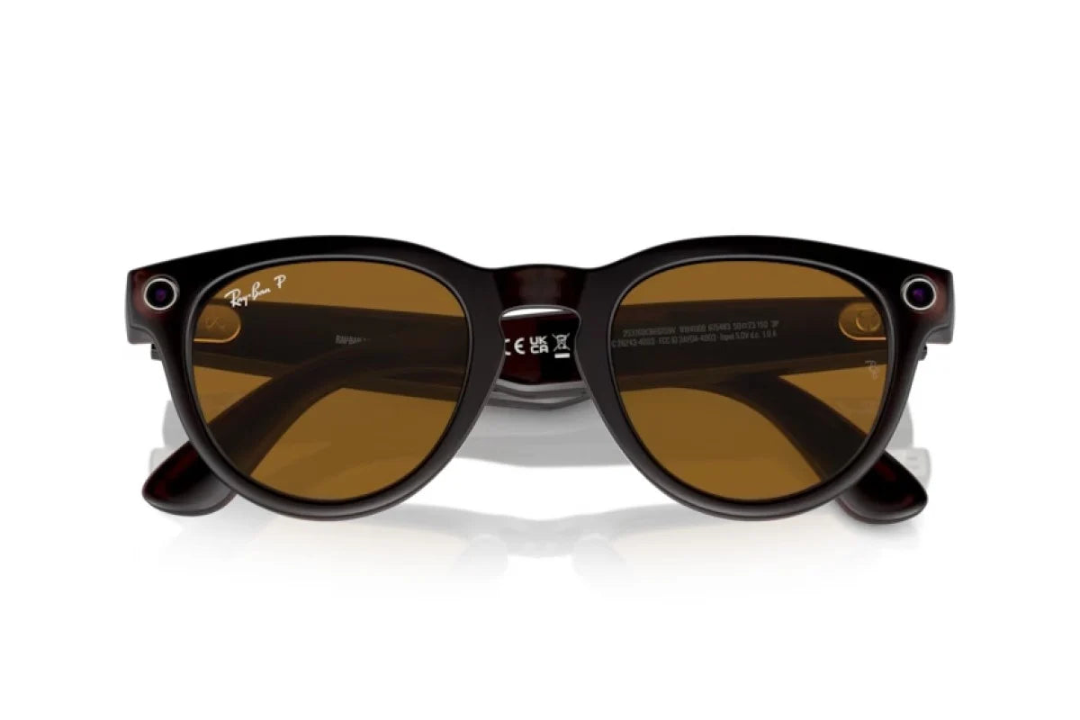 RayBan META Headliner Smart Glasses Matte Rebel Black I Göße L (GEN1) (RW4009 67548350)
